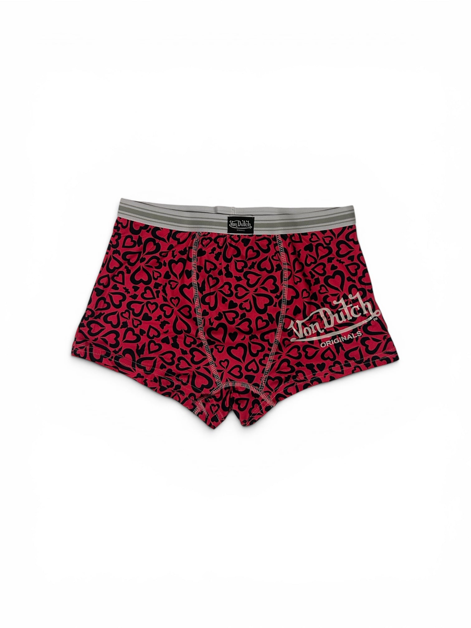 Womens Von Dutch Boxer Brief - Pink and Black