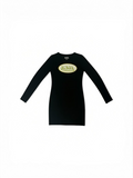 Womens Von Dutch Logo Long Sleeve Mini Dress
