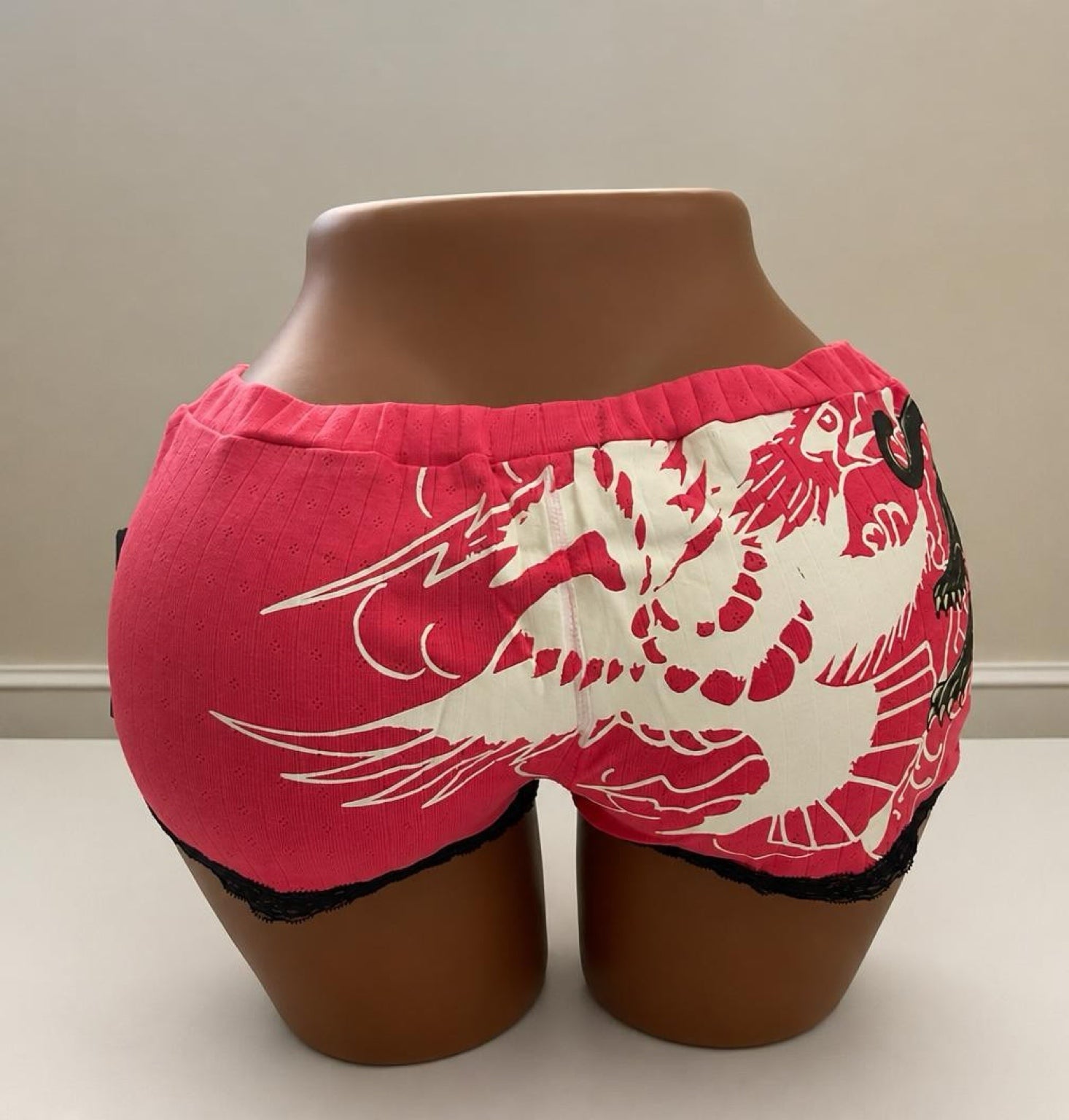 Womens Ed Hardy Butterflies Lace Mini Shorts