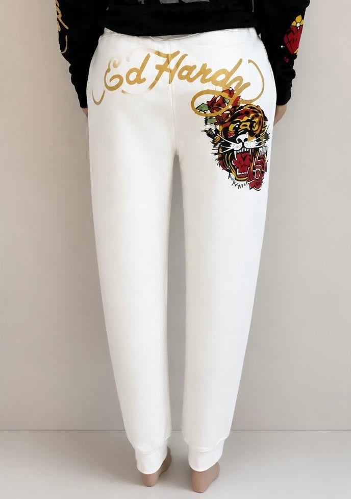 Womens Ed Hardy Retro Tiger Jogger