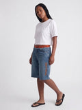 Womens Von Dutch Boxer Denim Shorts