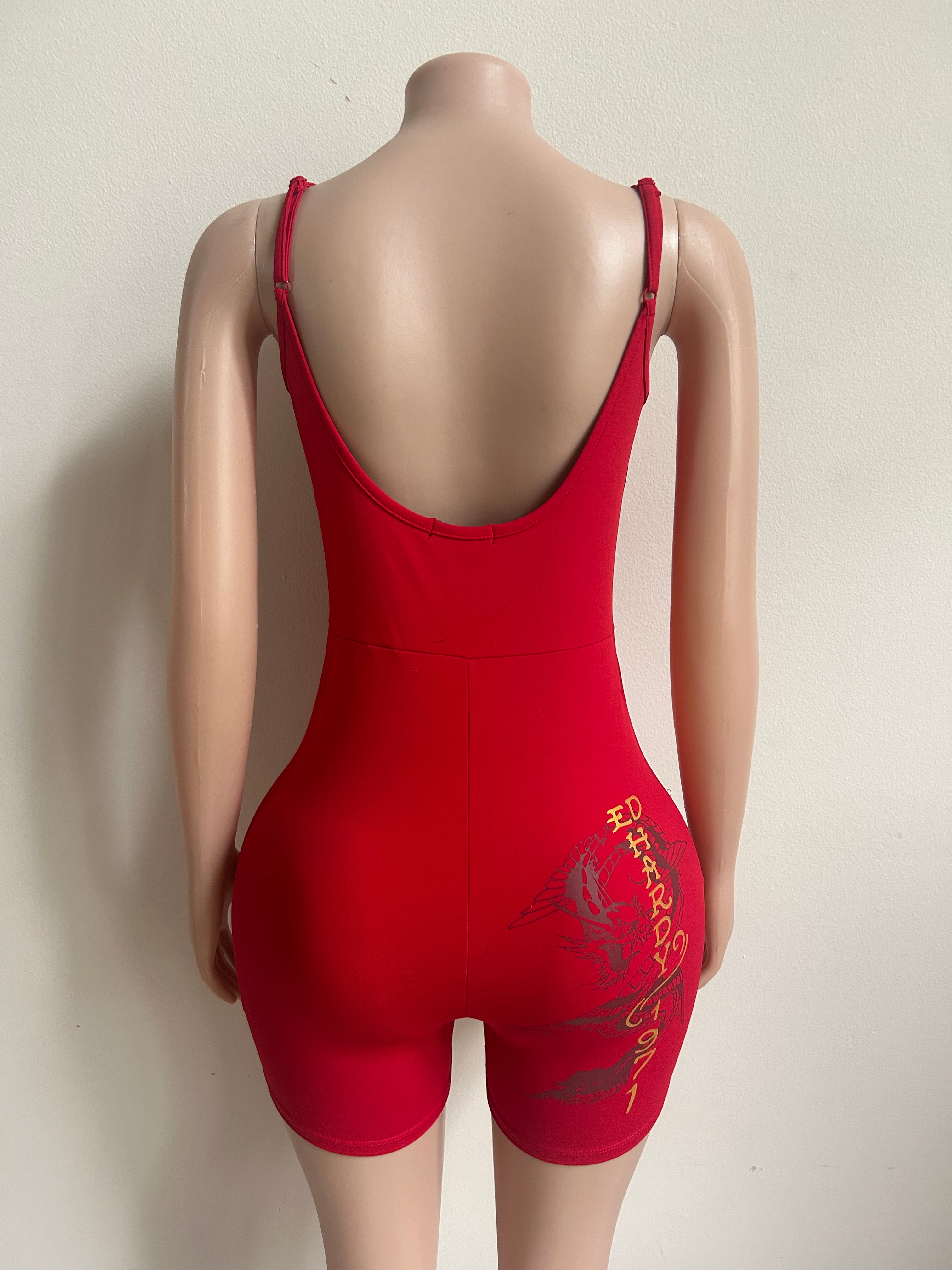Ed Hardy Dragon Romper