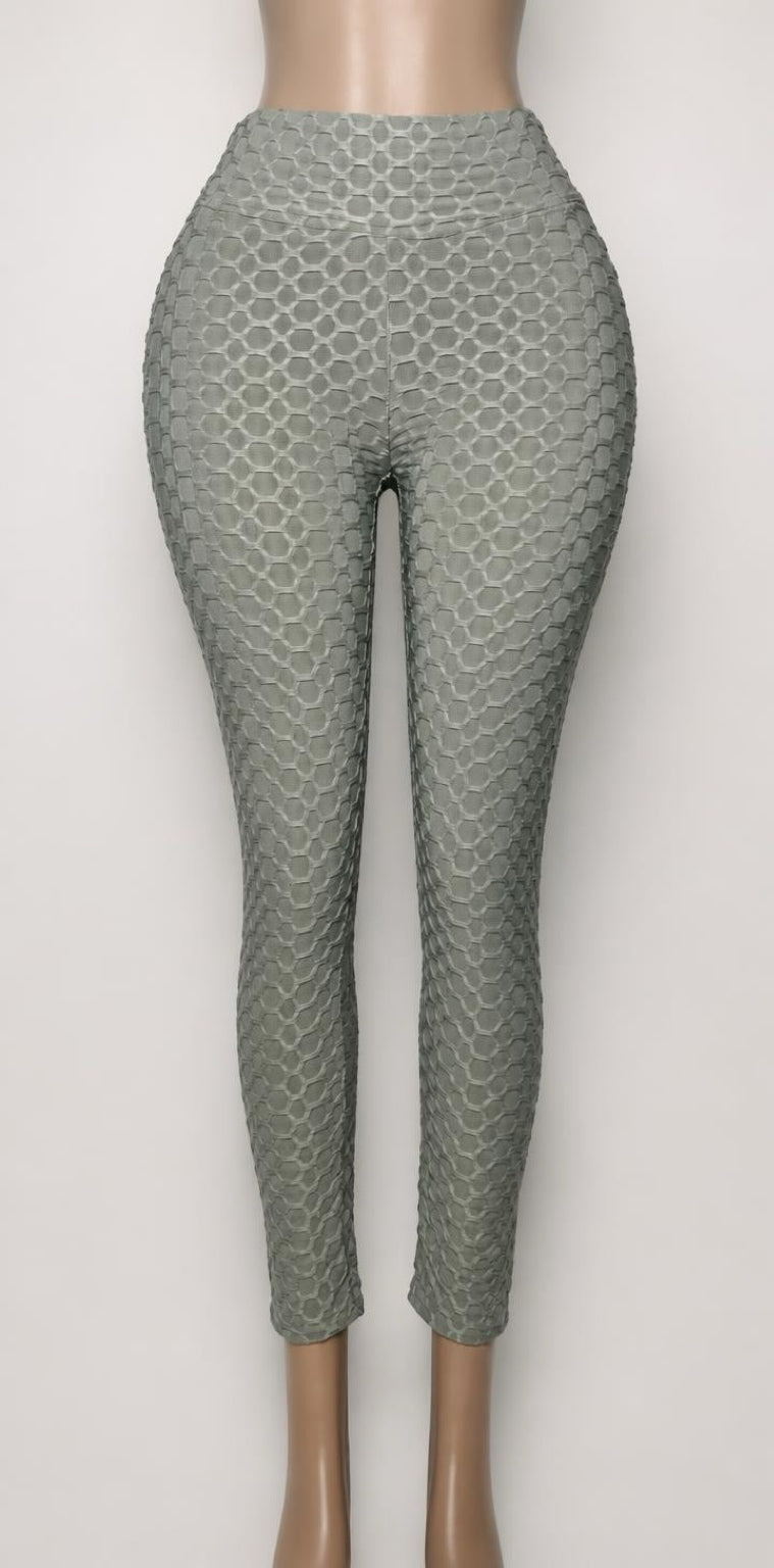 Womens Lifting Yoga Pants - Gray