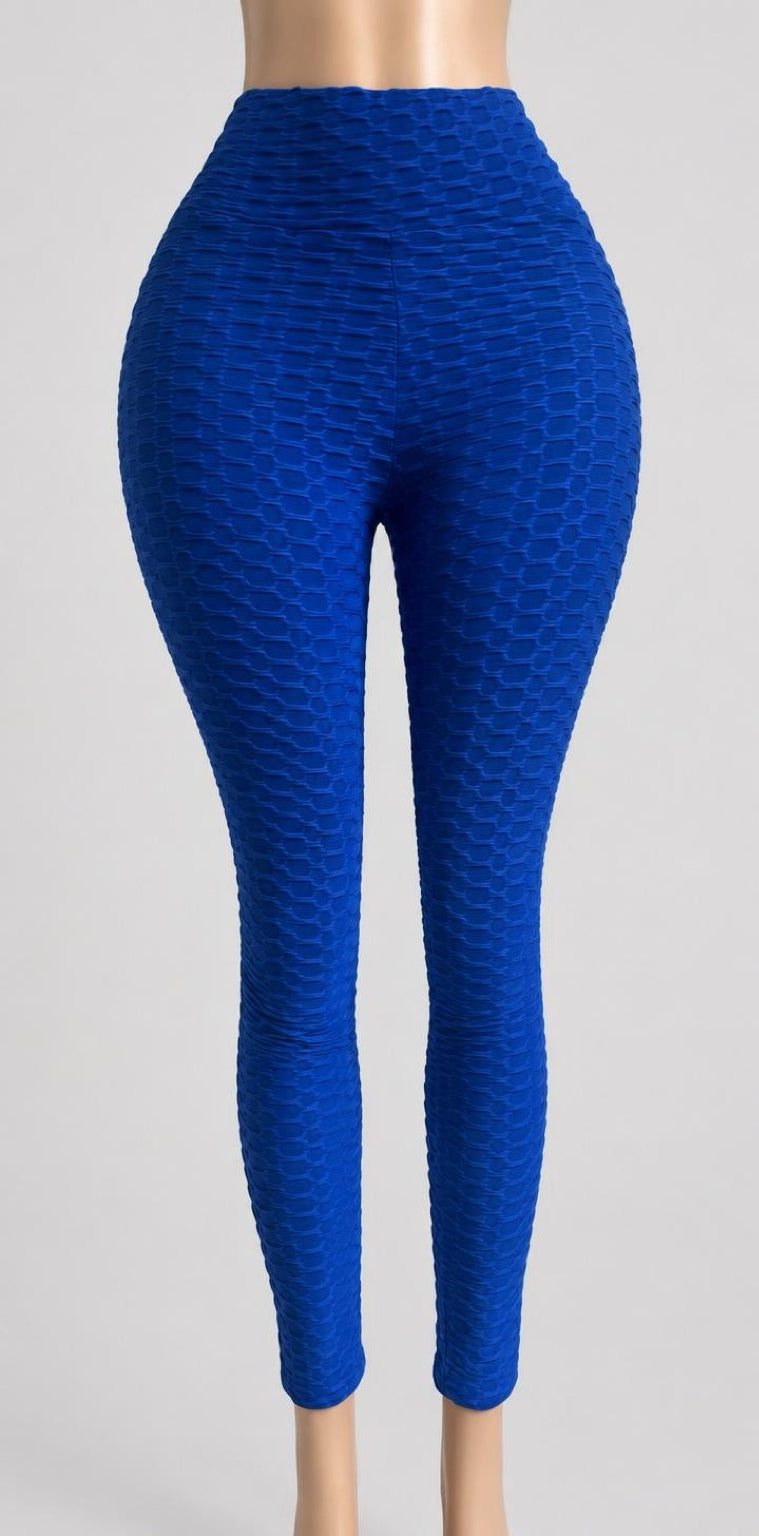 Womens Lifting Yoga Pants - Blue