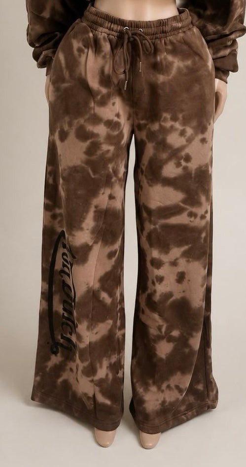 Womens Von Dutch Ash Rider Washed Pants