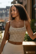 Womens Von Dutch All Over Micro Tank