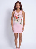 Womens Ed Hardy Retro Flash Ribbed Mini Dress