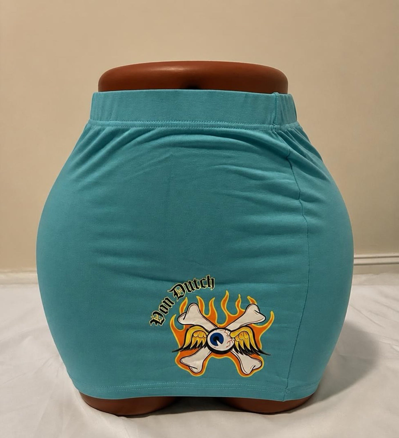 Womens Von Dutch Bone Mini Skirt