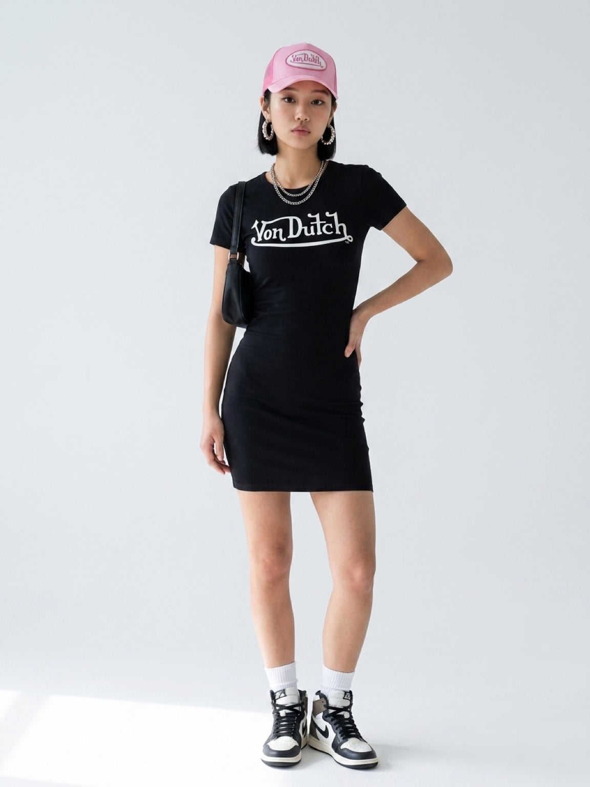 Womens Von Dutch OG T-Shirt Mini Dress