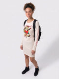 Womens Ed Hardy Honor Dagger Long Sleeve Mini Dress