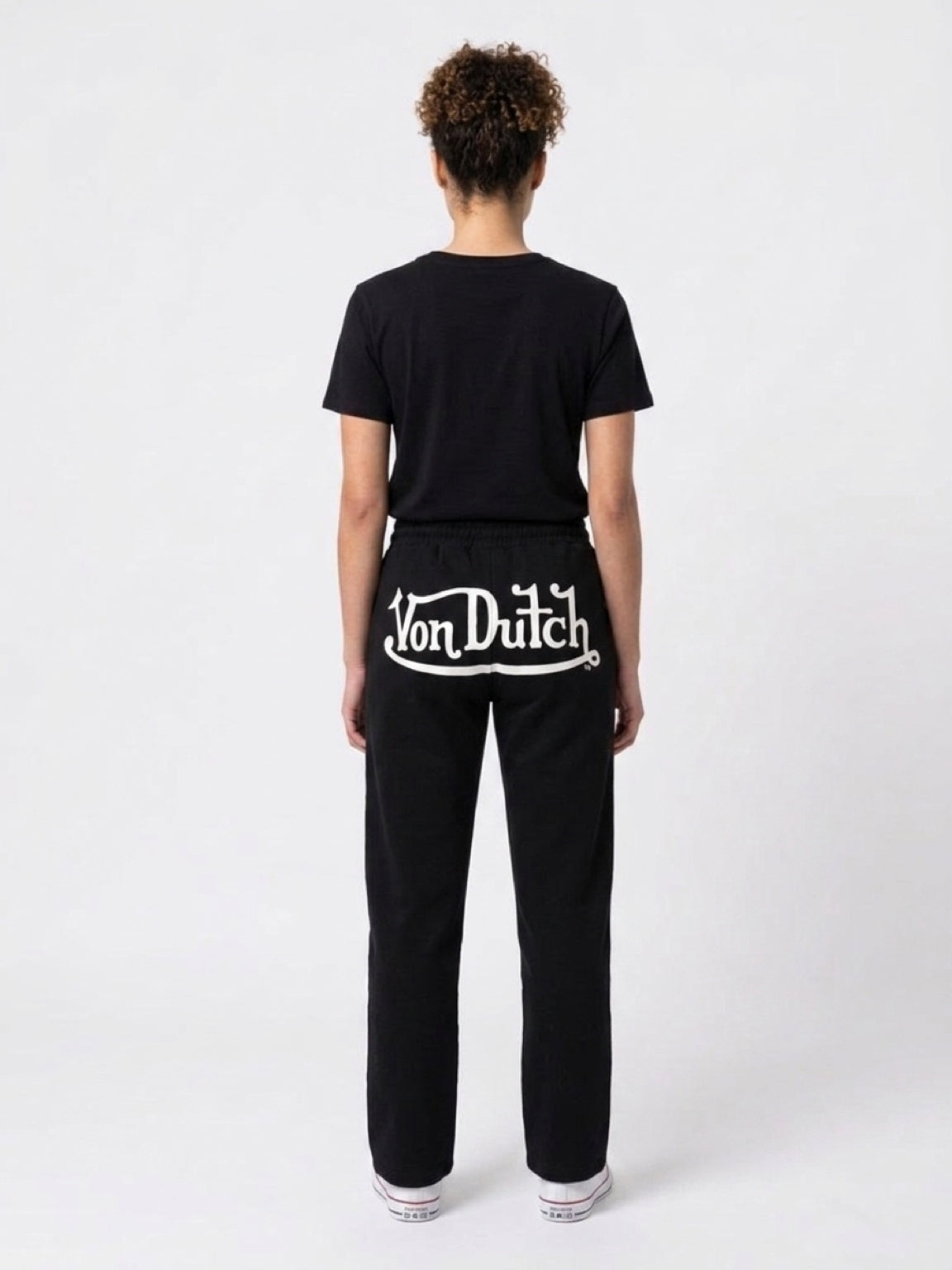 Womens Von Dutch Skulls Oasis Wide Leg Pants