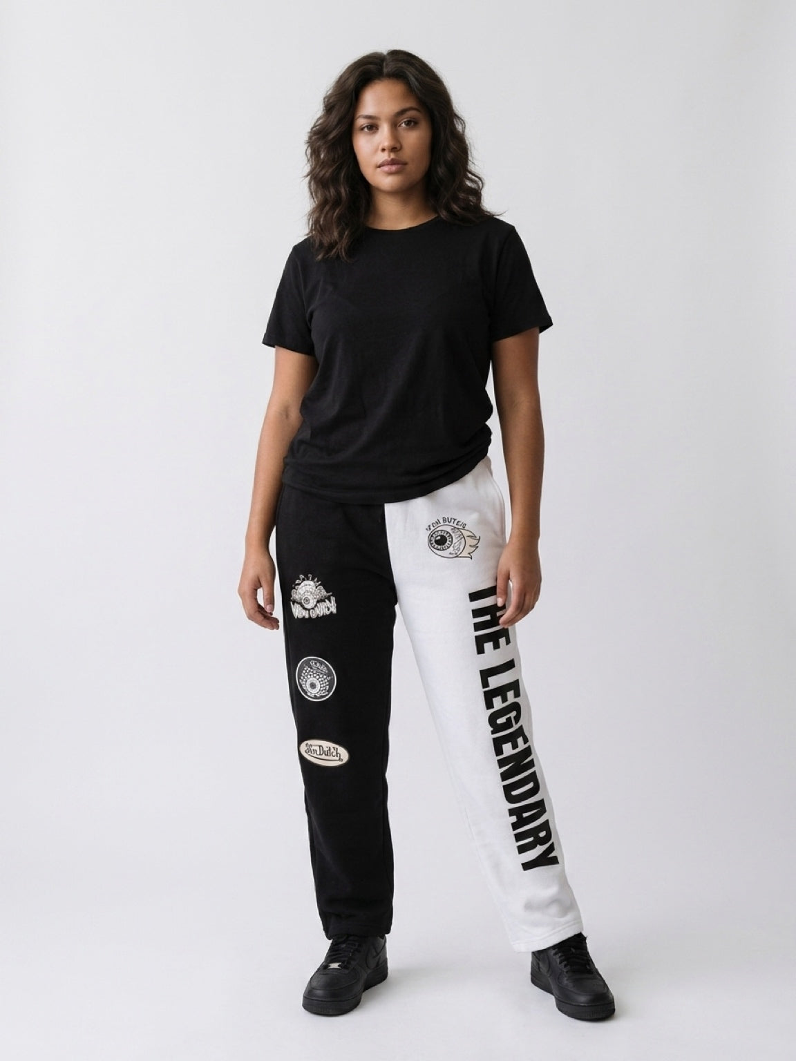 Womens Von Dutch Legendary Wide Leg Pants