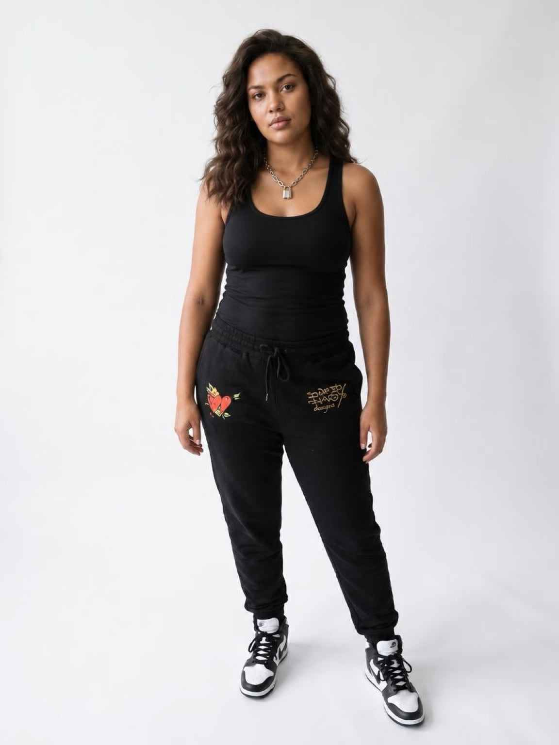 Womens Ed Hardy Sacred Heart Jogger