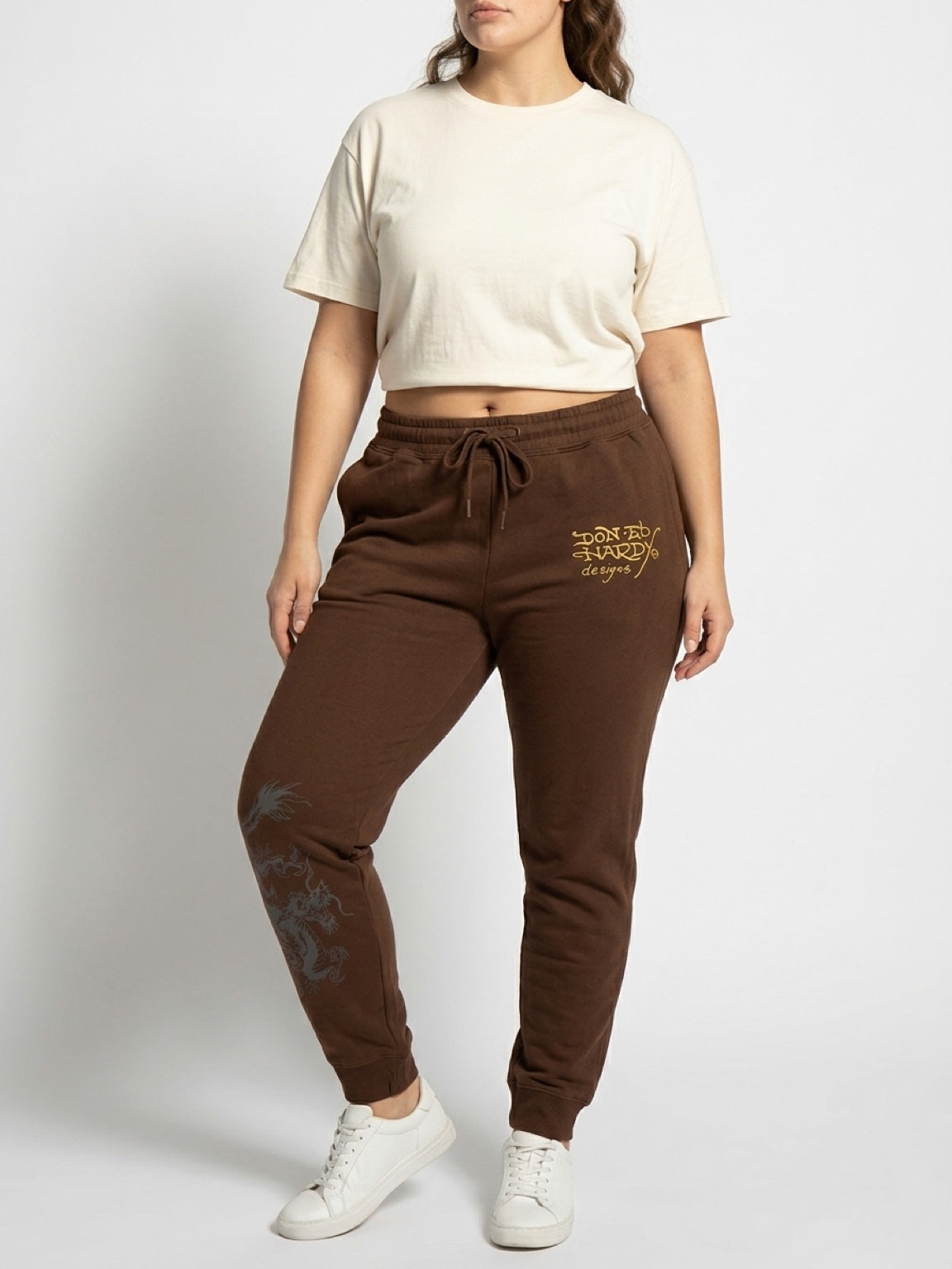 Womens Ed Hardy  Double Take Tiger Jogger