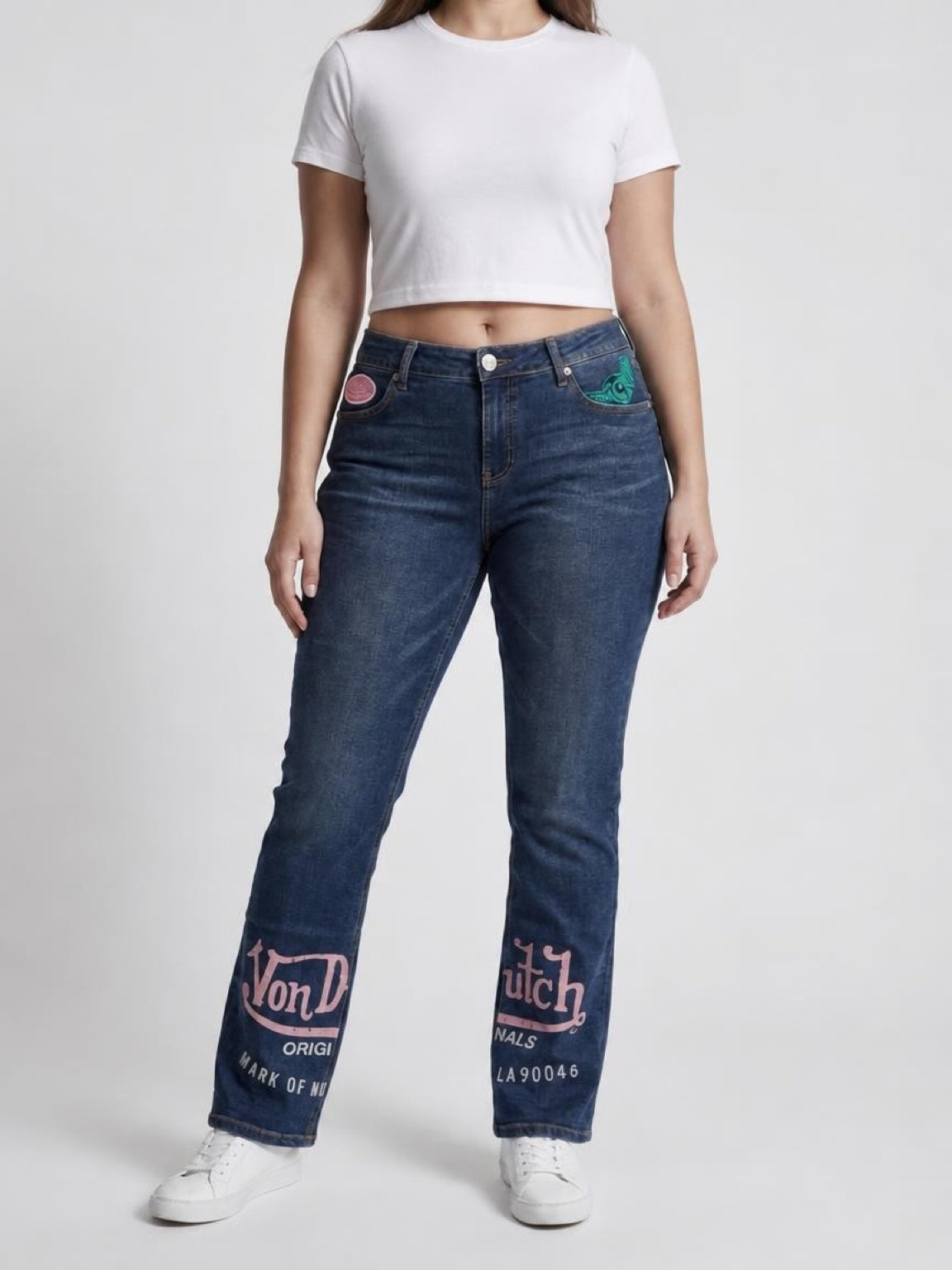 Womens Von Dutch Defy The Ordinary Low Rise Bootcut Jean