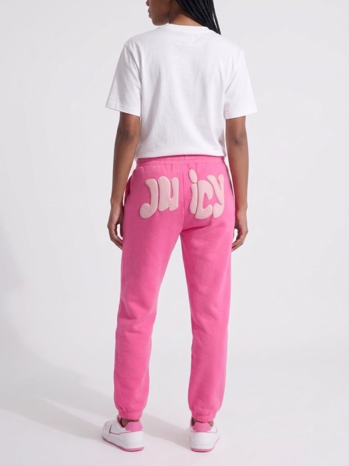 Womens Juicy Couture Wave Oversized Joggers