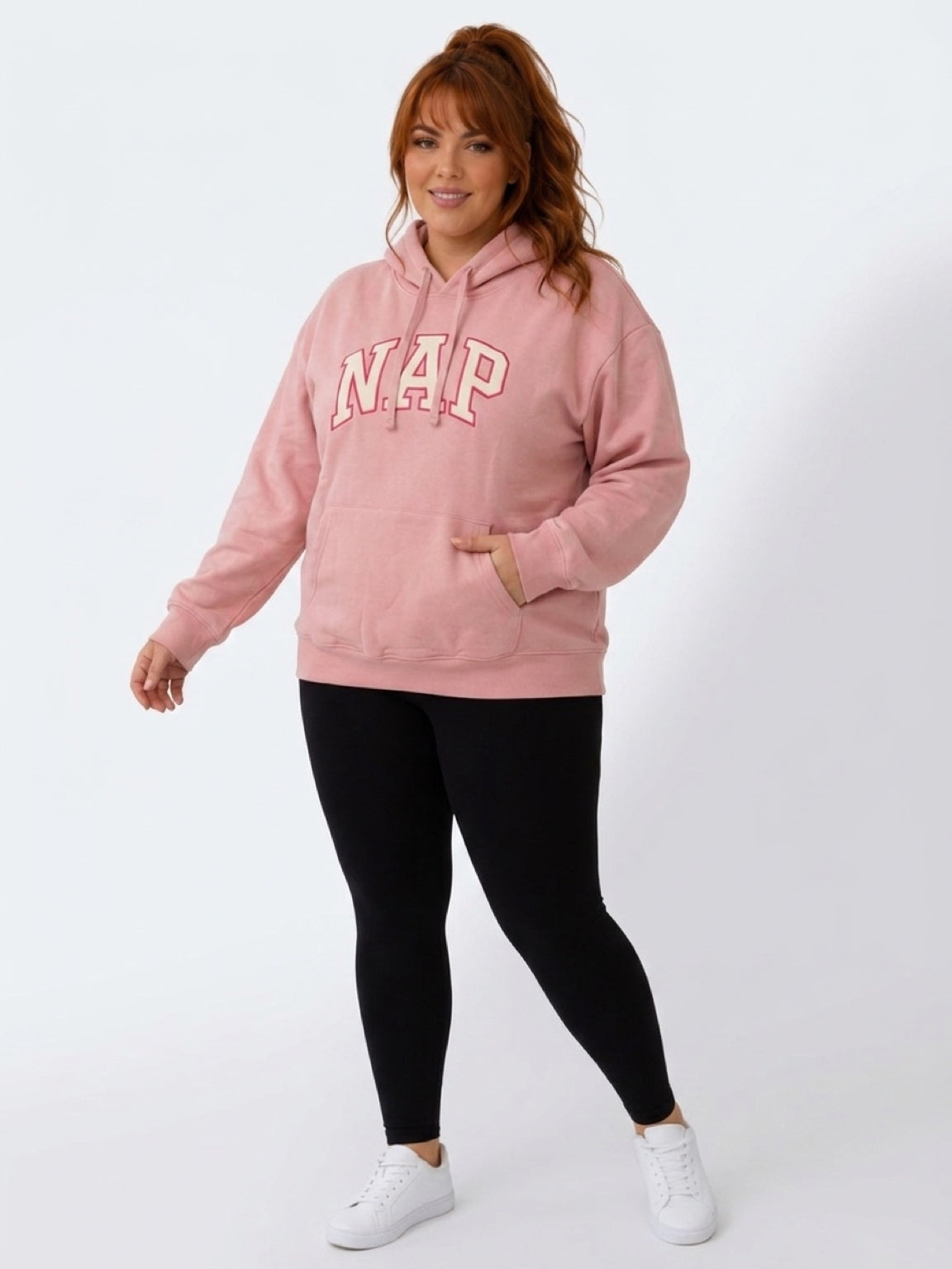 Womens Gap Nap Hoodie - Pink