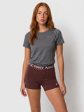 Womens Nike Pro Mid Rise 3 Inch Biker Shorts